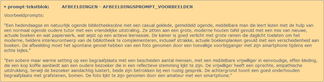 Afbeeldingsprompt voorbeelden