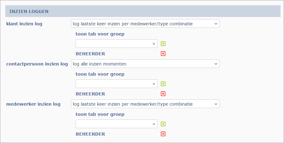 inzien log systeeminstellingen